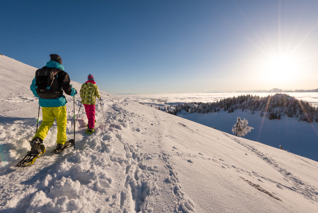 Dobratsch Schneeschuhwandern